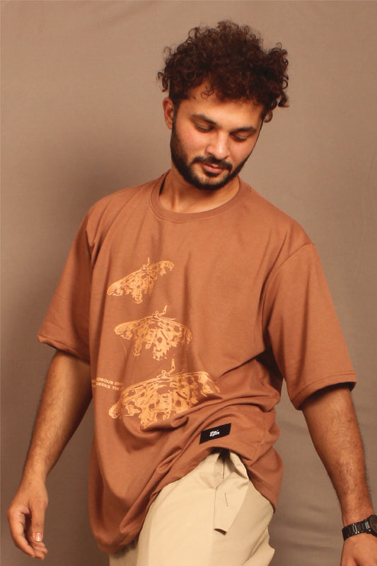Brown Moth T-shirt