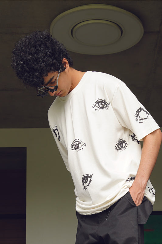 Pixelated Sight T-shirt Off-White