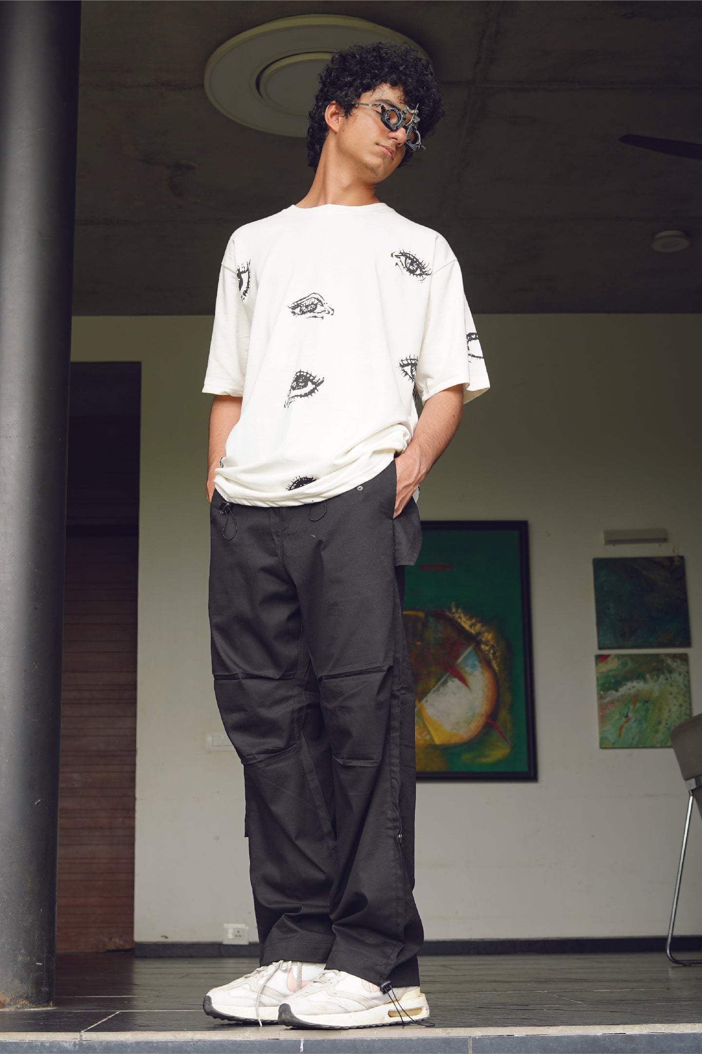 Pixelated Sight T-shirt Off-White