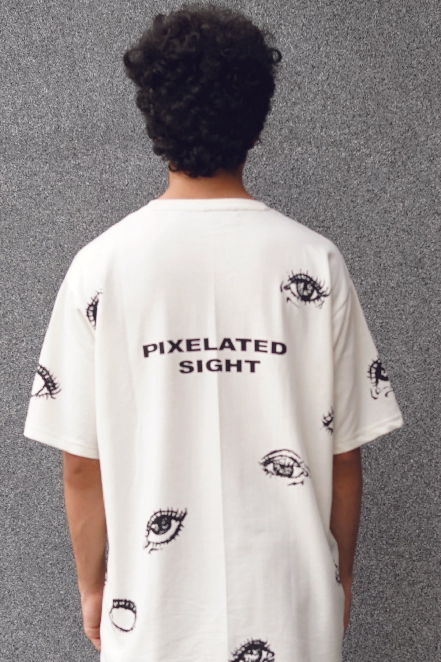 Pixelated Sight T-shirt Off-White