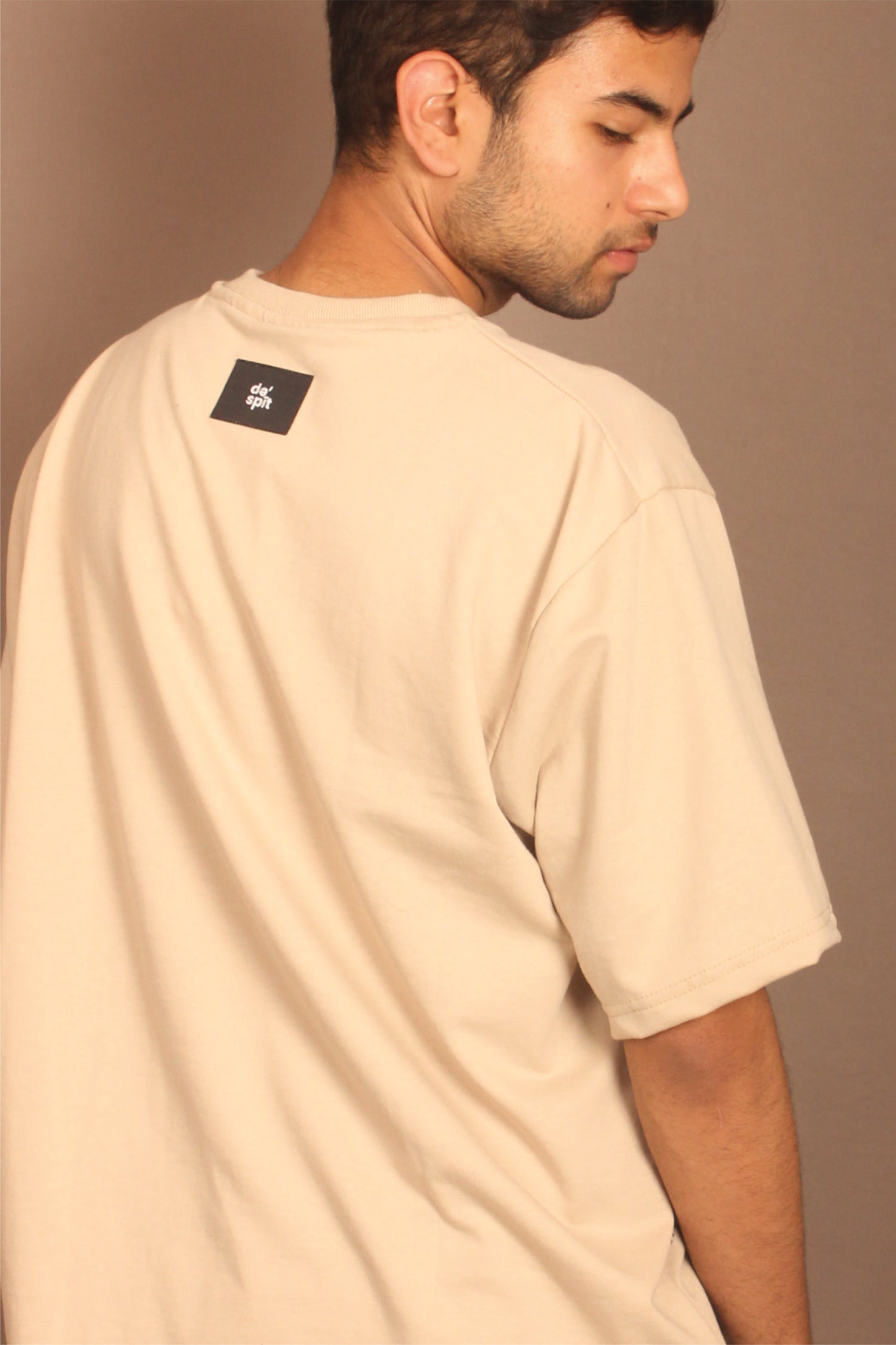 Pixelated Sight T-shirt Beige