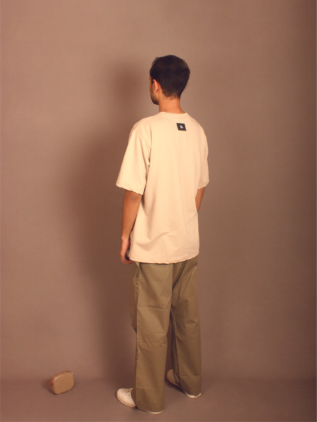 Pixelated Sight T-shirt Beige